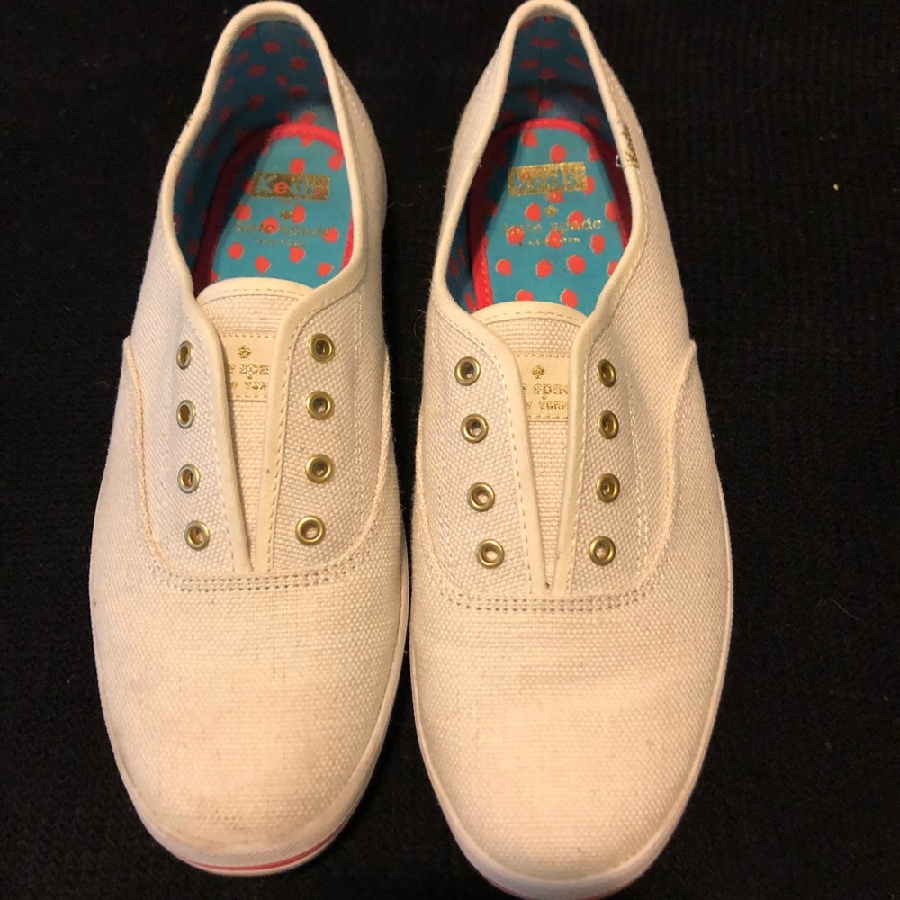 KEDS “Kate Spade” linen sneaker